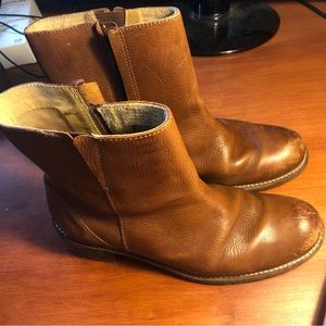 Vintage 90s LL Bean Leather Chelsea Boots